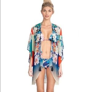 Johnny Was Merritt Short Kimono— Beautiful & NWOT! Gorgeous layering piece!